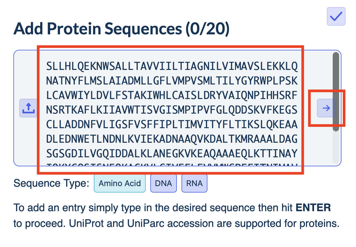 Input sequence - step 2