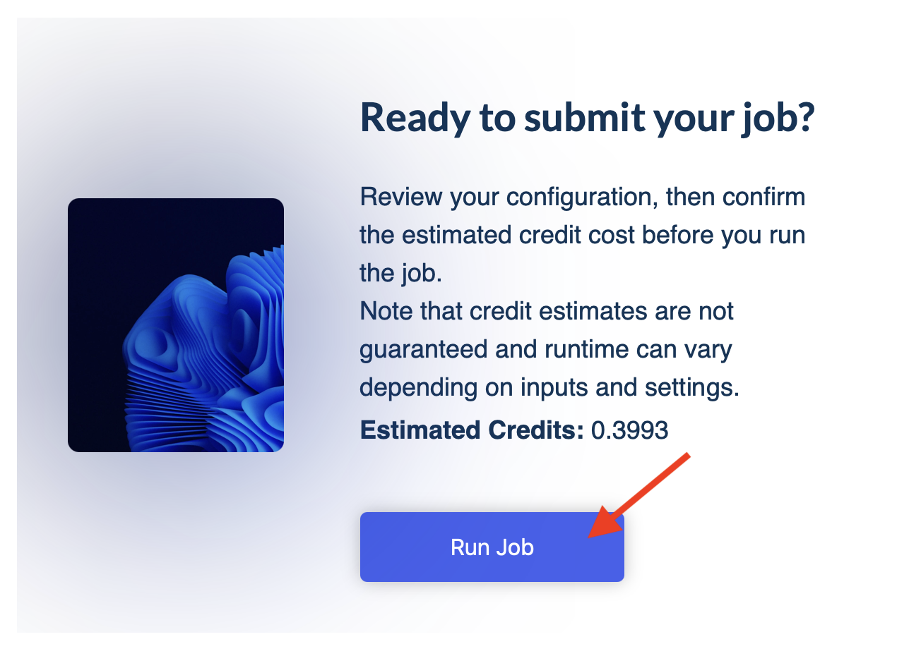 Run job